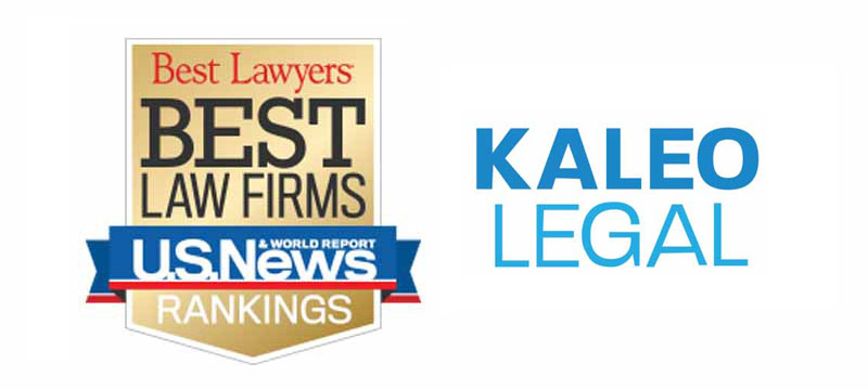 Kaleo Legal is pleased to be recognized in the 2021 Edition of Best Law Firms